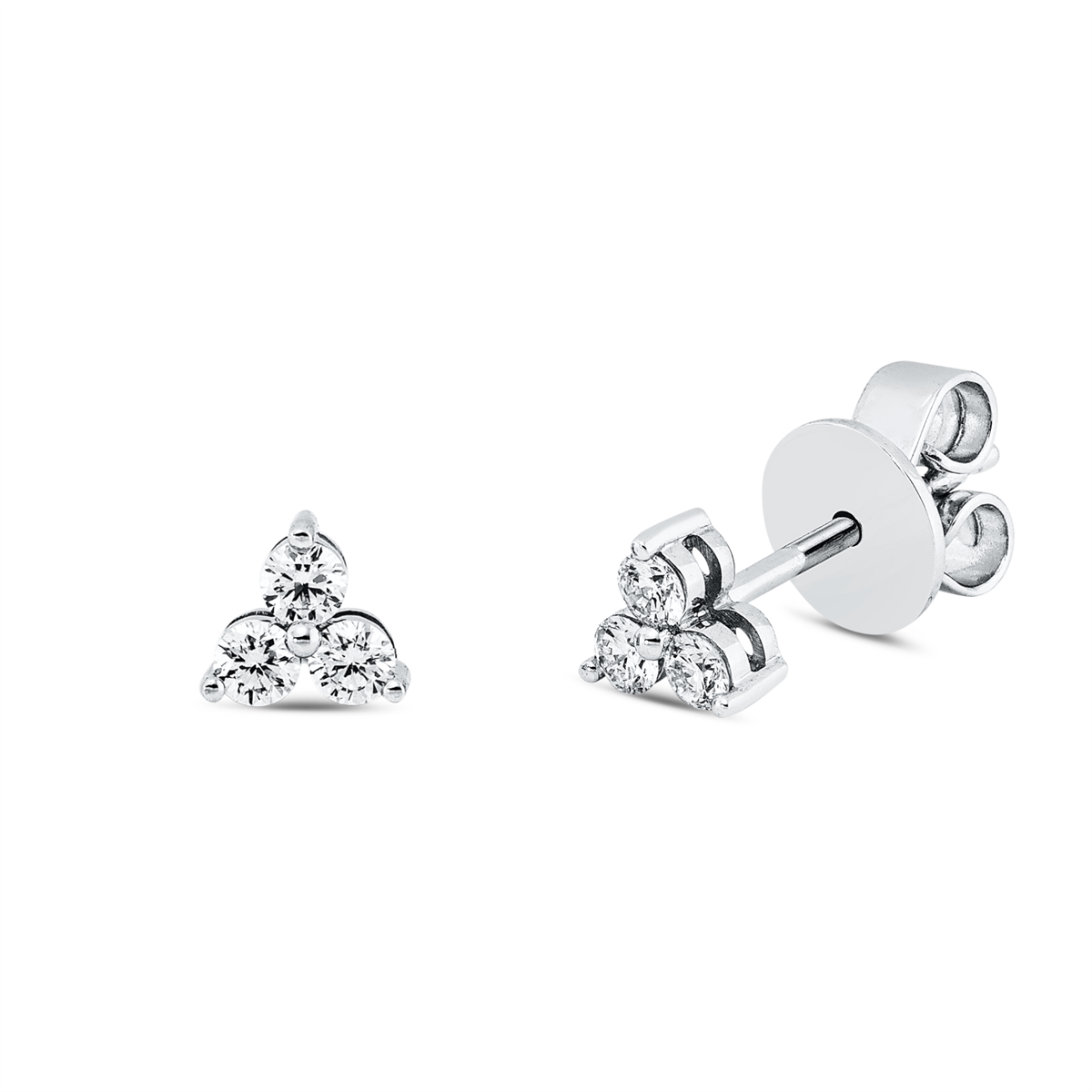 Ohrstecker 18 kt WG