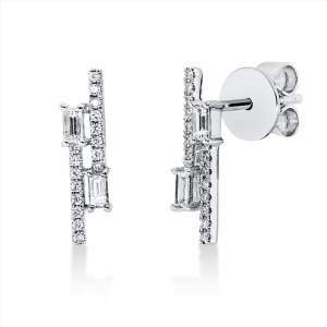 Ohrstecker 18 kt WG