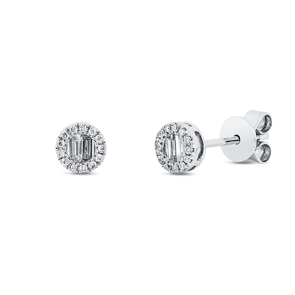 Ohrstecker 18 kt WG