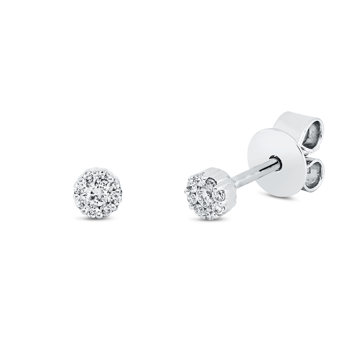 Ohrstecker 18 kt WG
