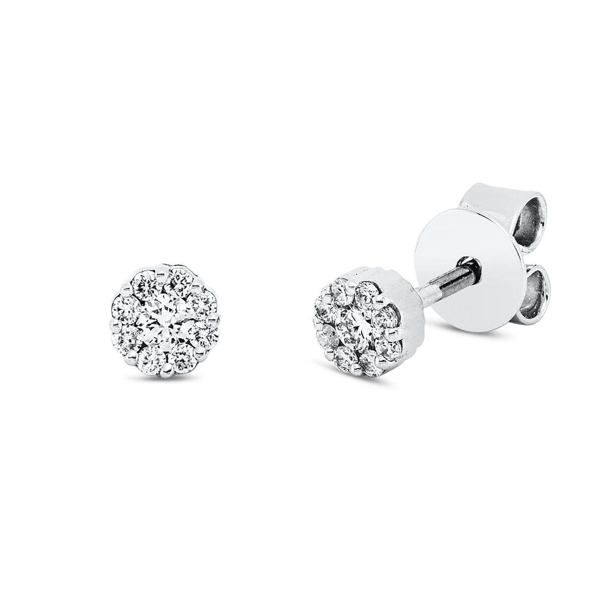 Ohrstecker 18 kt WG