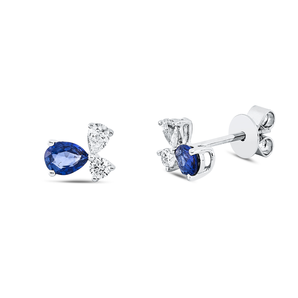 Ohrstecker 18 kt WG
