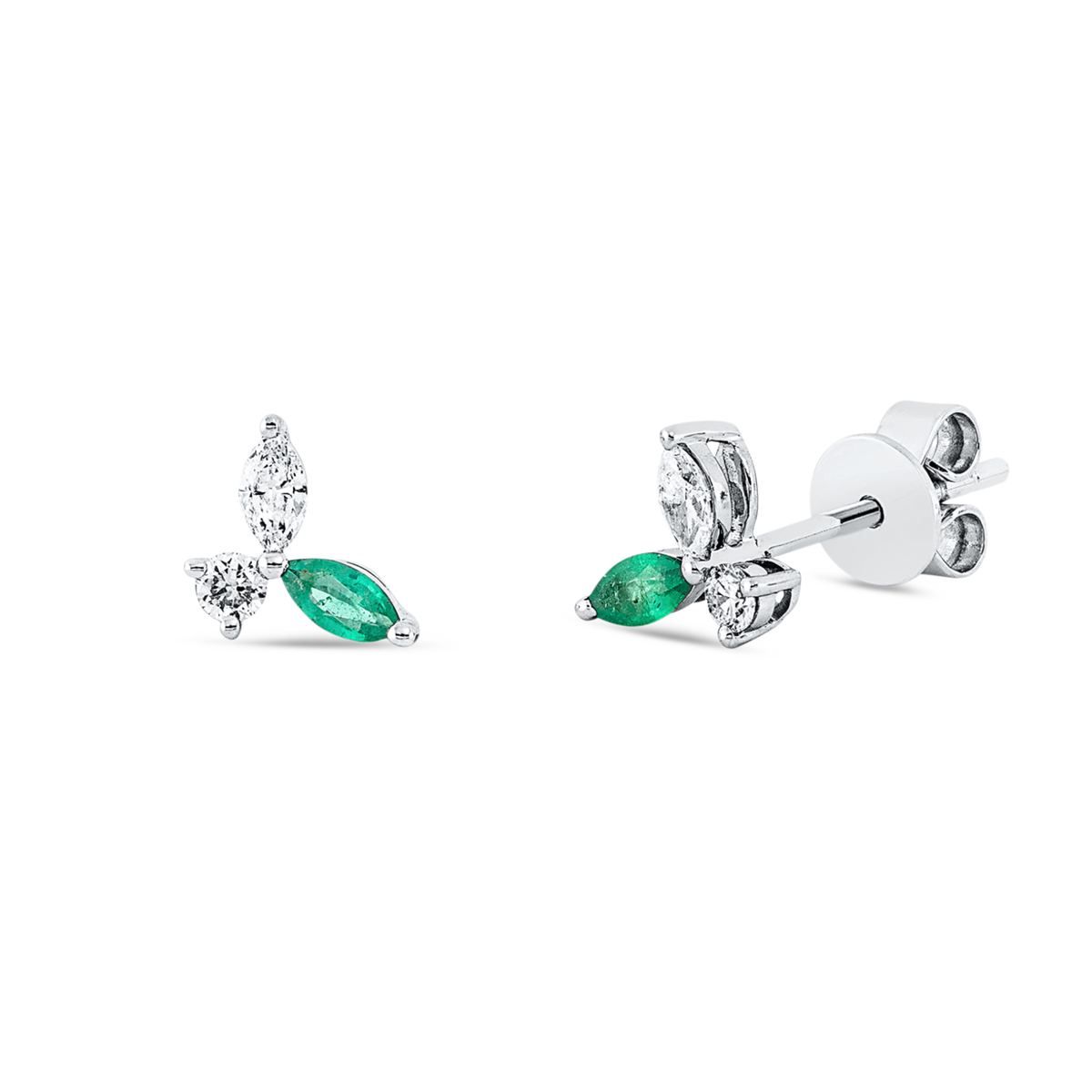 Ohrstecker 18 kt WG