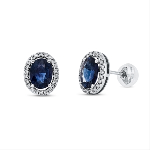 Ohrstecker 18 kt WG