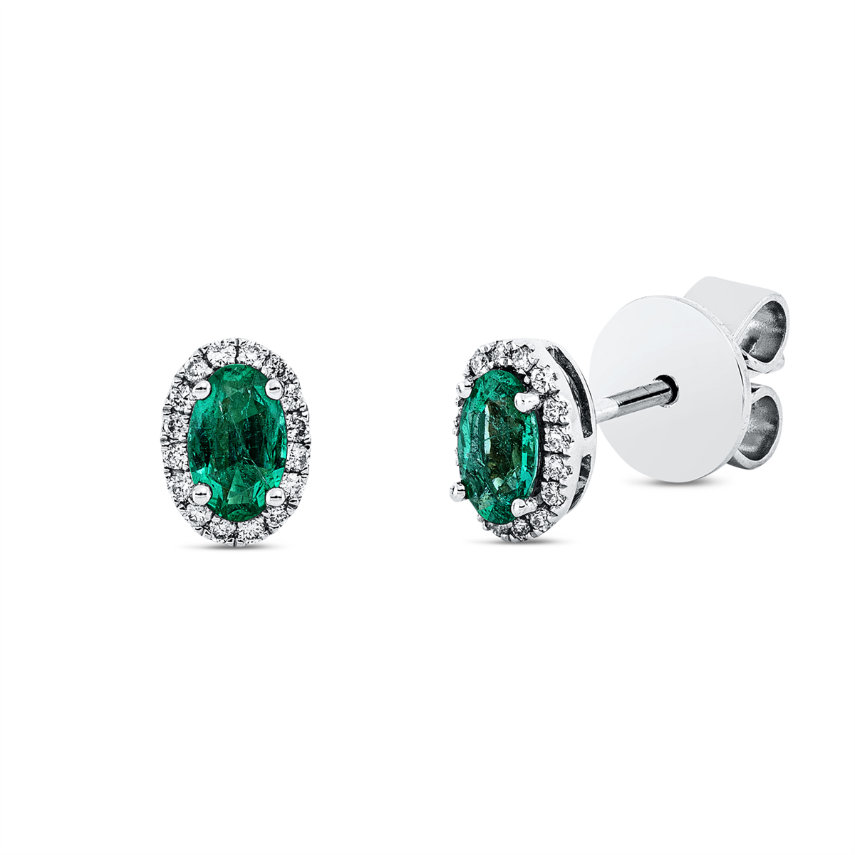 Ohrstecker 18 kt WG
