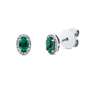 Ohrstecker 18 kt WG