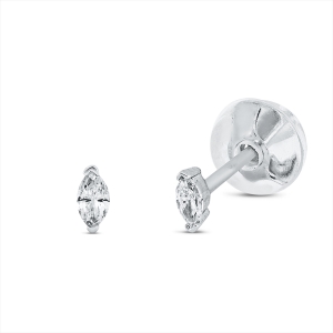 Ohrstecker 18 kt WG