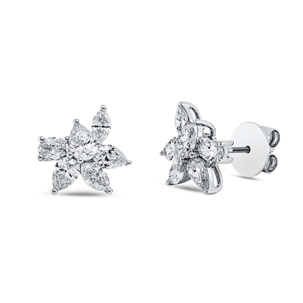 Ohrstecker  18kt Weißgold mit 2,32ct Diamanten
