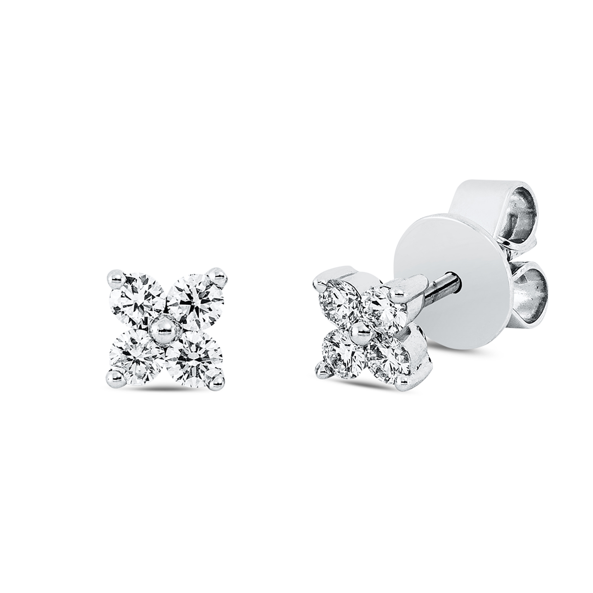 Ohrstecker 18 kt WG