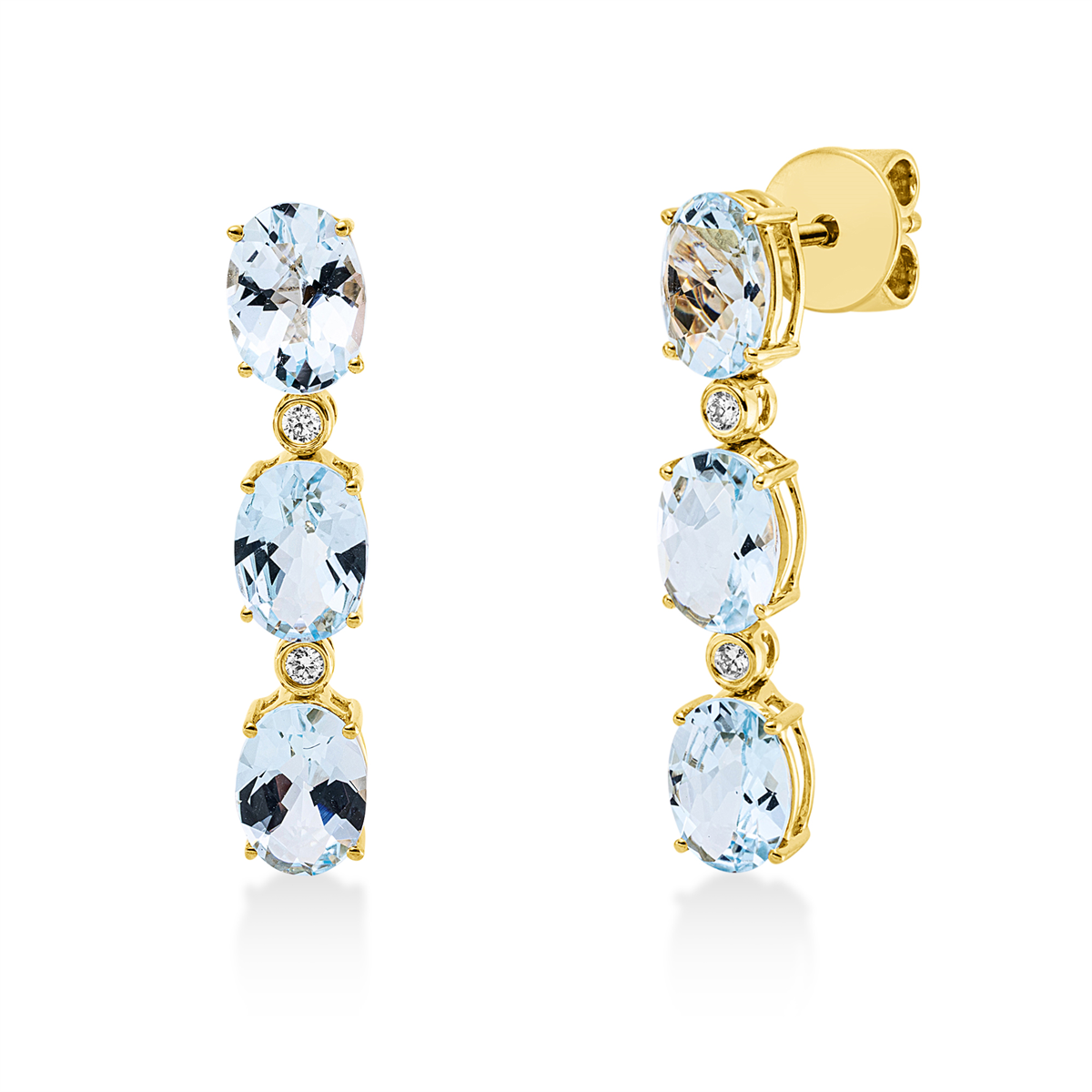 Ohrschmuck 4er-Krappe 18 kt GG