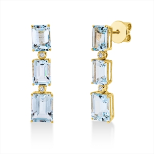 Ohrschmuck 4er-Krappe 18 kt GG