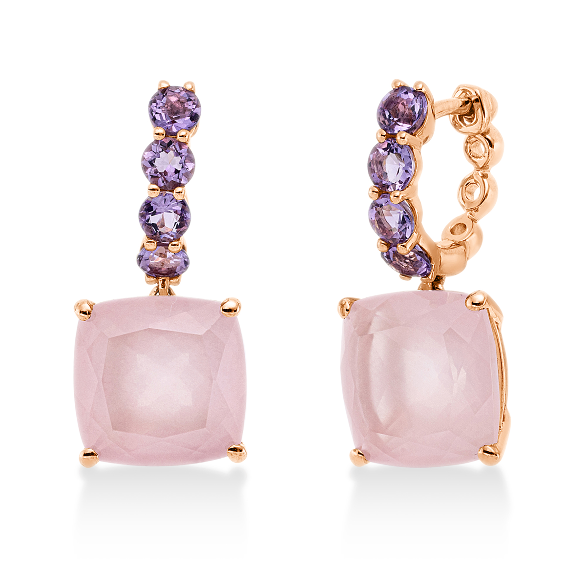 Ohrschmuck 4er-Krappe 18 kt RG