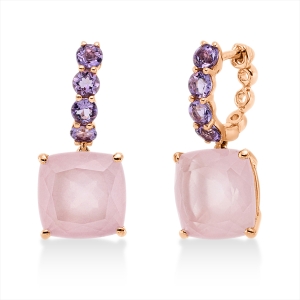 Ohrschmuck 4er-Krappe 18 kt RG