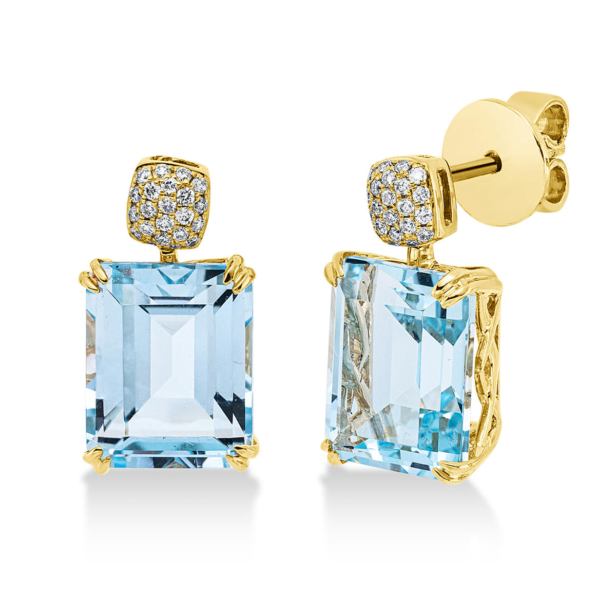Ohrschmuck 4er-Krappe 18 kt GG