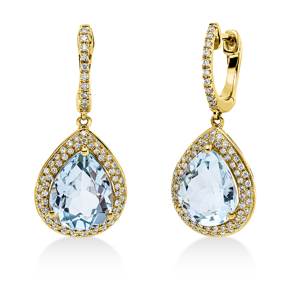 Ohrschmuck 3er-Krappe 18 kt GG