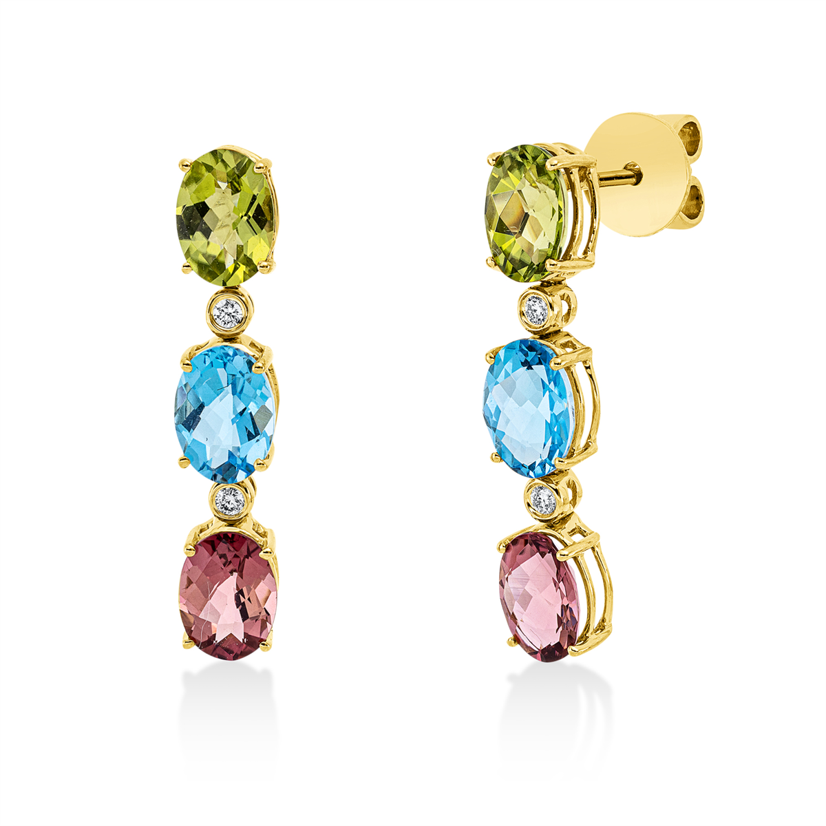 Ohrschmuck 4er-Krappe 18 kt GG