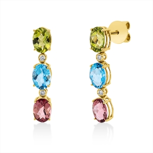 Ohrschmuck 4er-Krappe 18 kt GG
