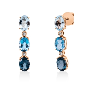 Ohrschmuck 4er-Krappe 18 kt RG