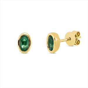 Ohrstecker Zarge 18 kt GG