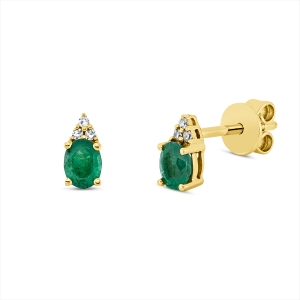 Ohrstecker 4er-Krappe 18 kt GG