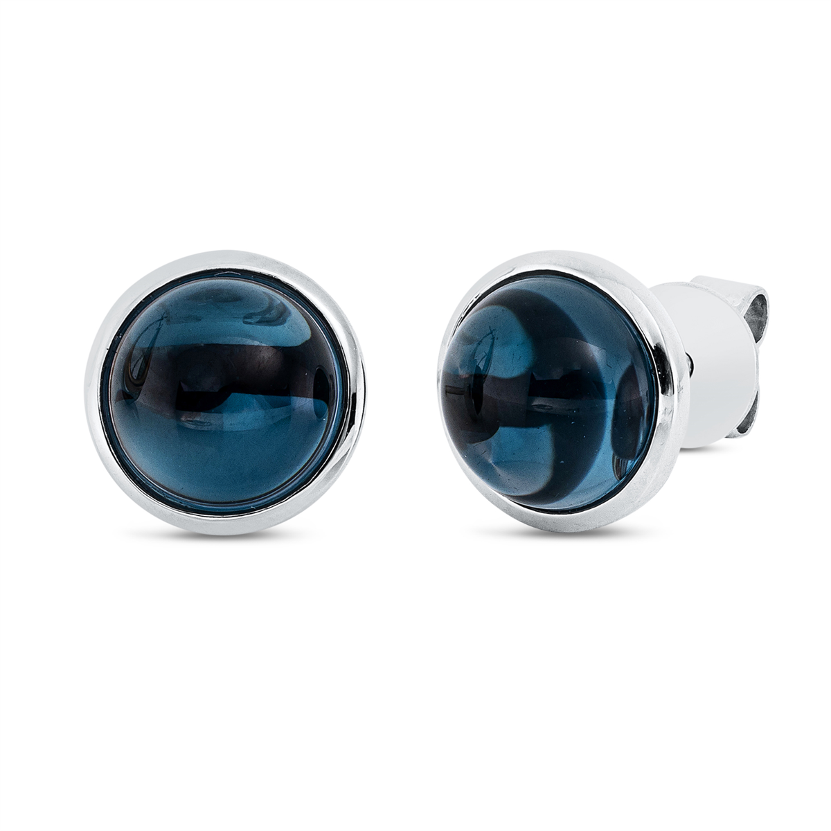 Ohrstecker Zarge 18 kt WG