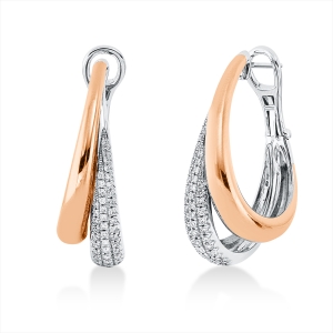 Creolen 18 kt WG+RG