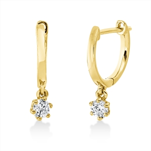 Ohrschmuck  18kt Gelbgold mit 0,17ct Diamanten