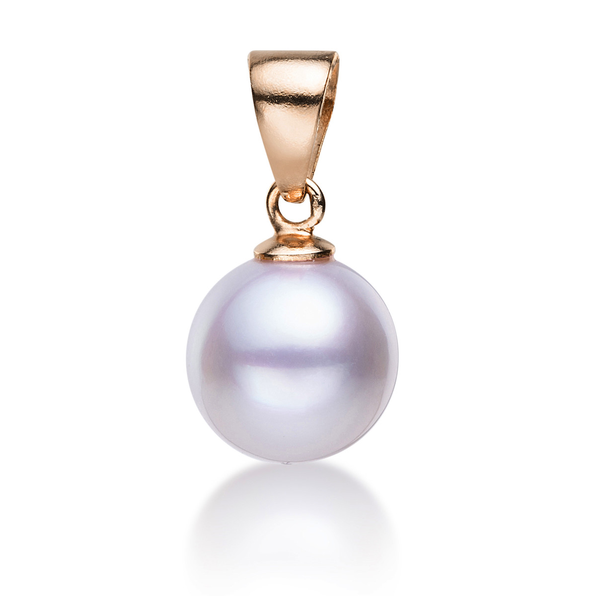 Anhänger  18kt Rotgold mit 0,00ct Diamanten