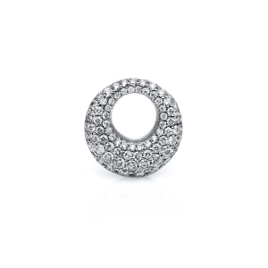 Pavé Anhänger  18kt Weißgold mit 0,93ct Diamanten