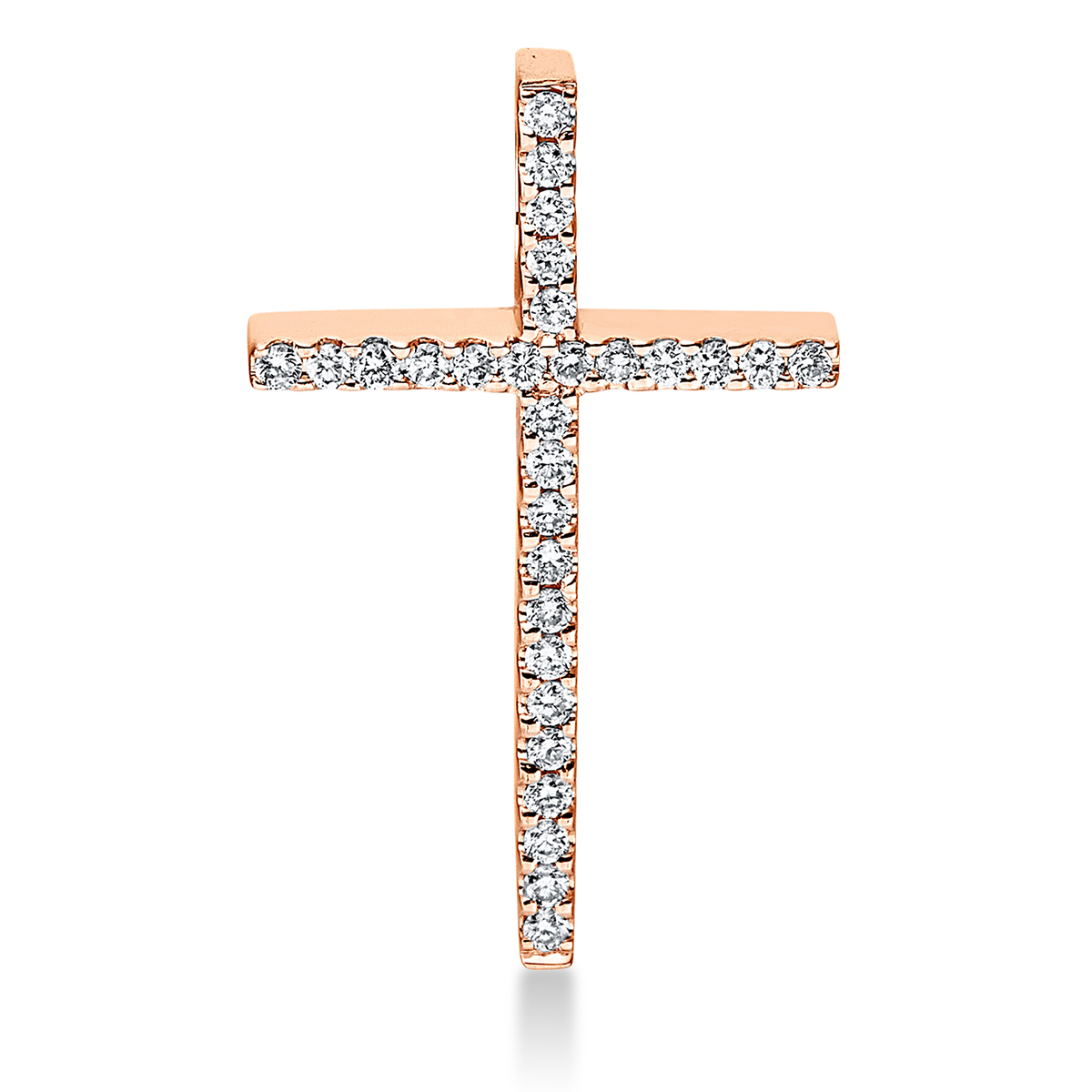 Anhänger 18 kt RG Kreuz