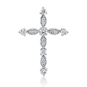 Anhänger 18 kt WG Kreuz