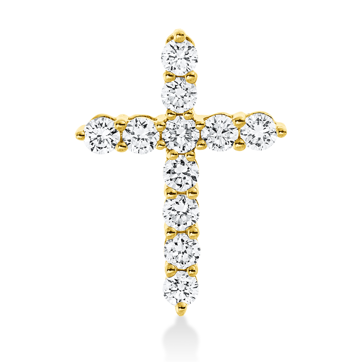 Anhänger 18 kt GG Kreuz