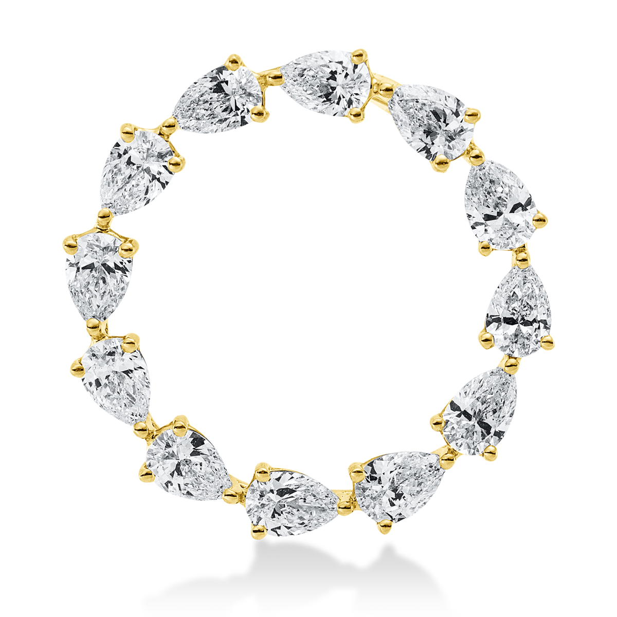 Anhänger 18 kt GG Kreis