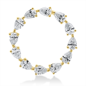 Anhänger 18 kt GG Kreis