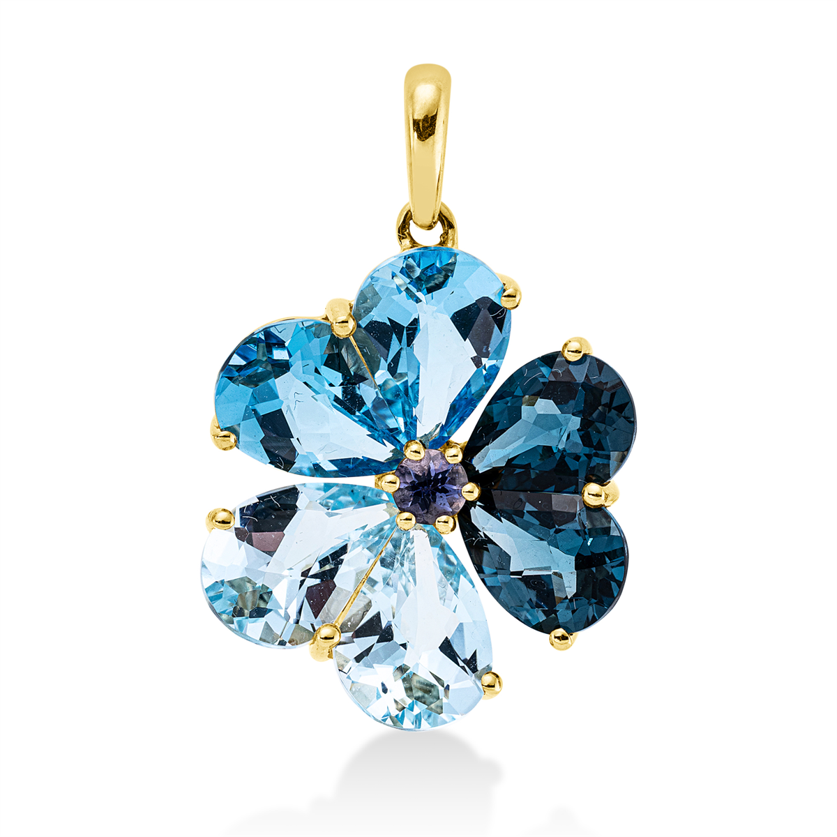 18 kt GG Blume