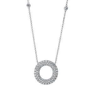 Collier 18 kt RG Kreis