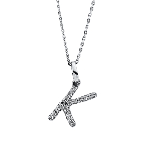 Collier 18 kt WG K