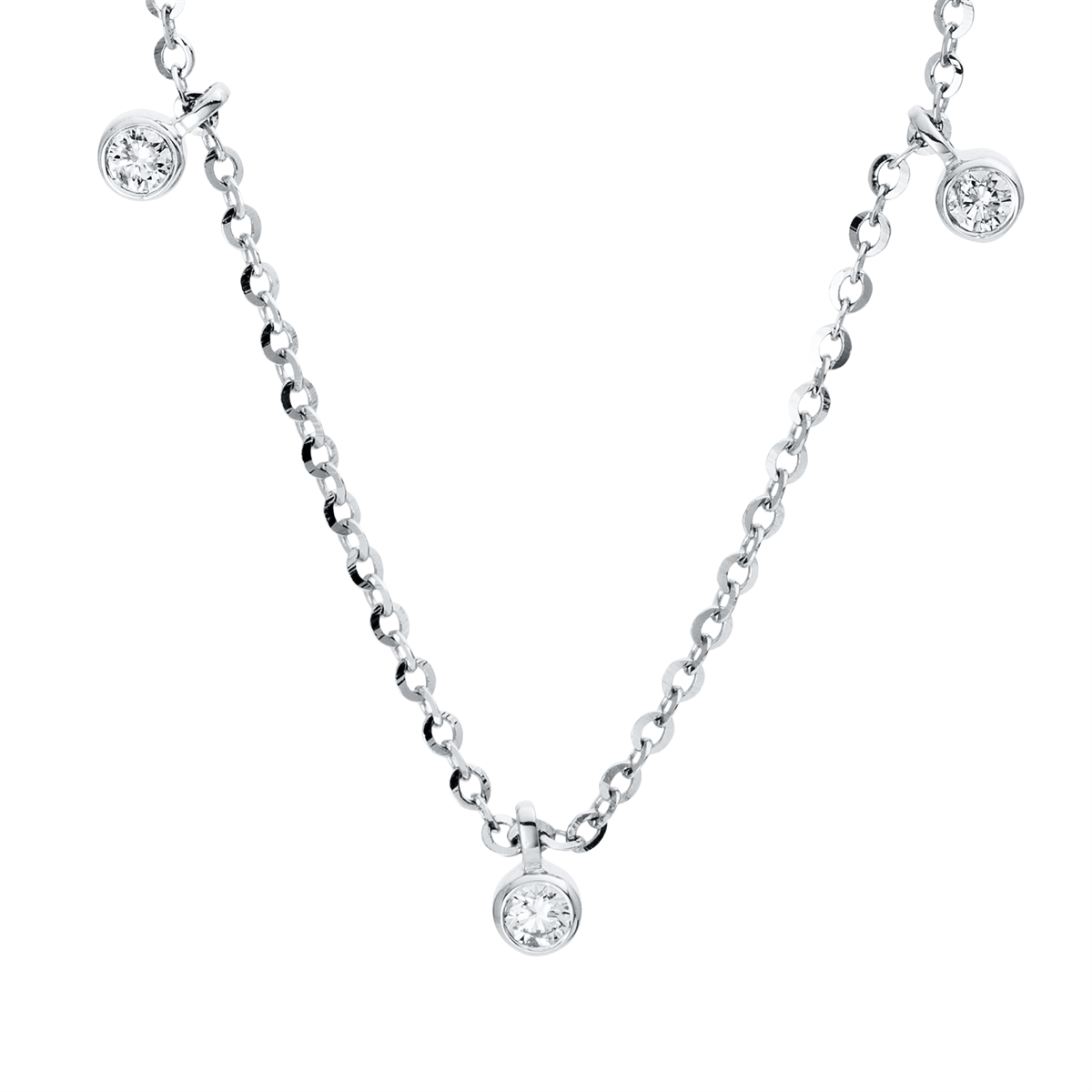 Collier Zarge 14 kt WG