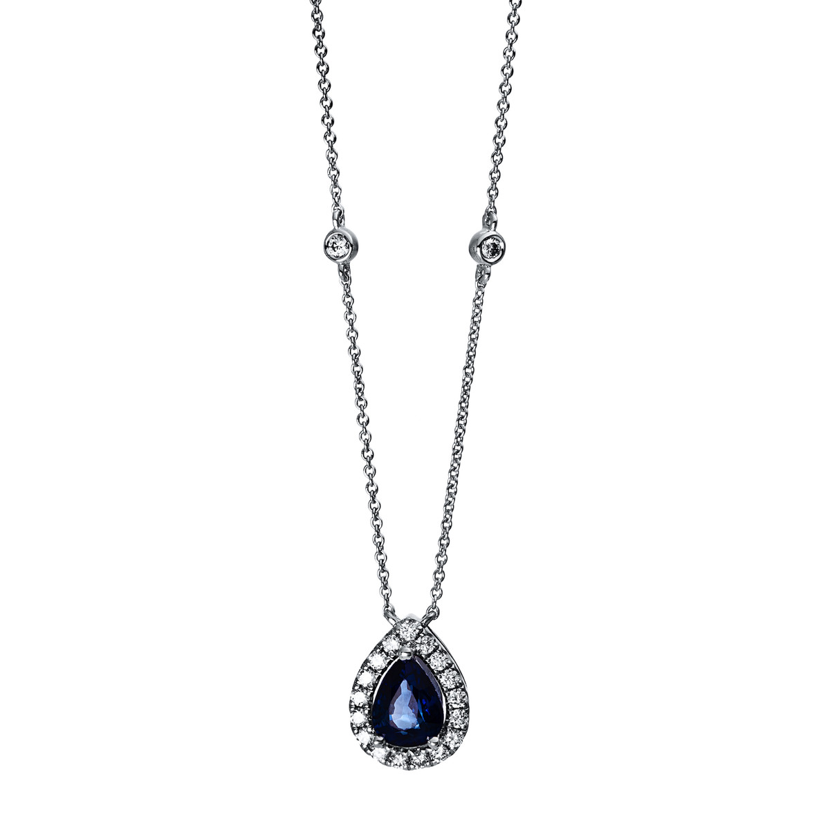 Collier 3er-Krappe 18 kt WG