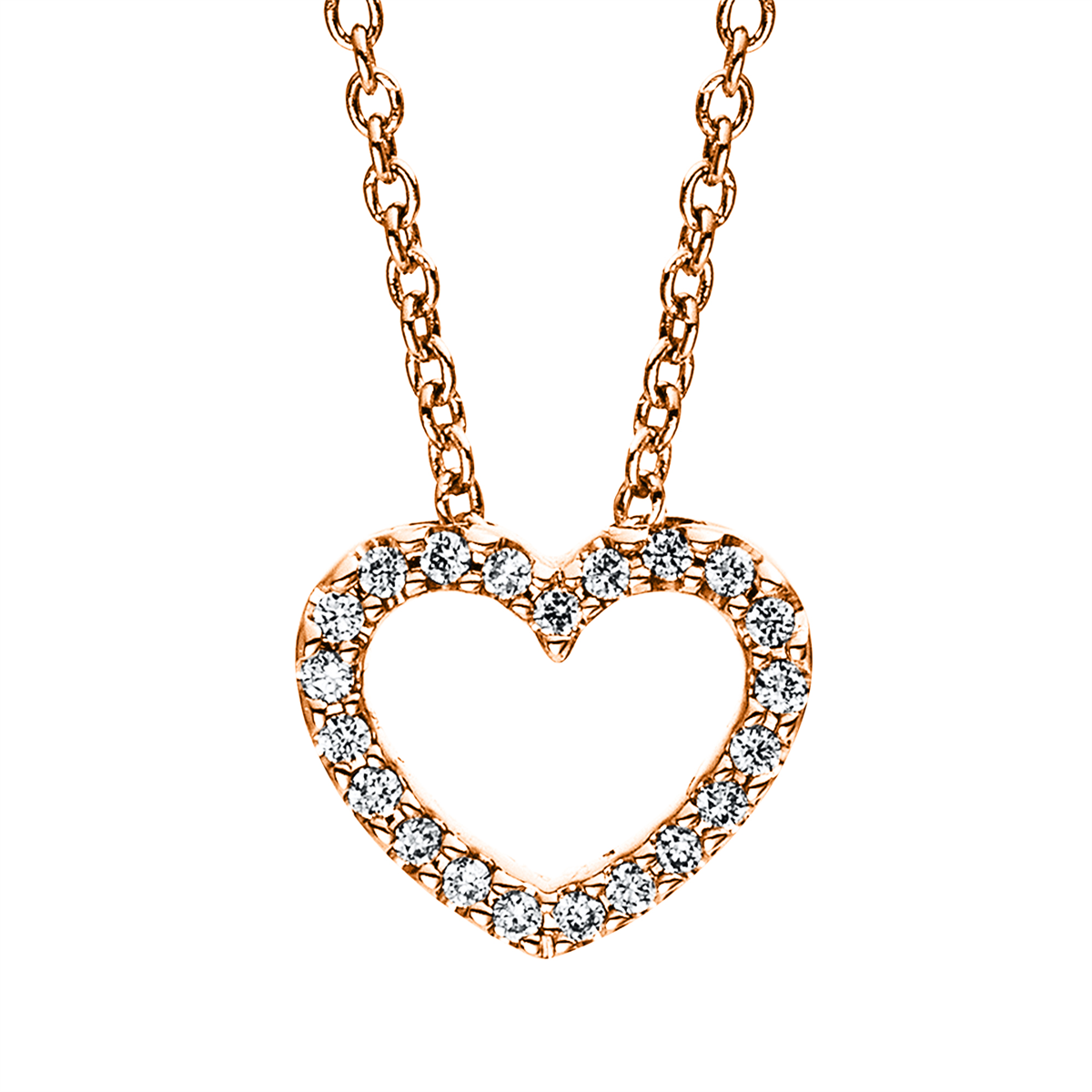 Collier 18 kt RG
