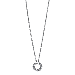 Collier 18 kt WG Kreis