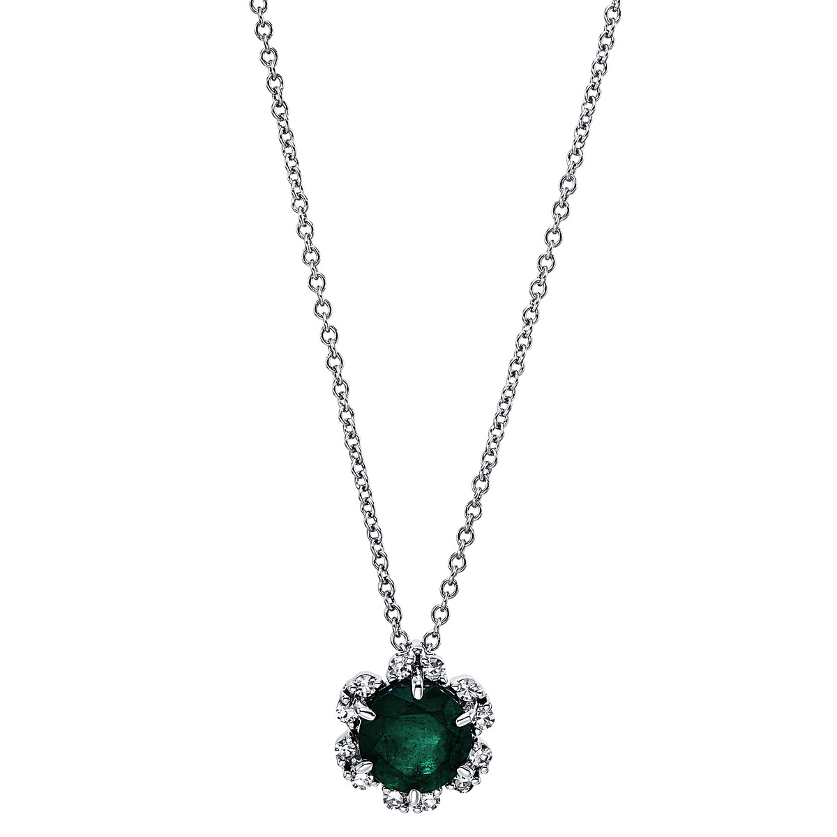 Collier 6er-Krappe 18 kt WG