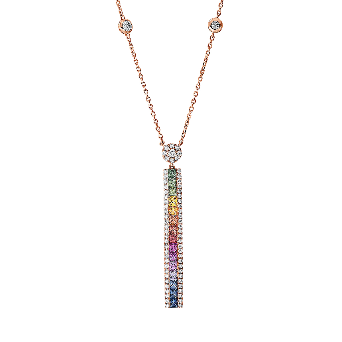 Collier 18 kt RG