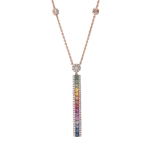 Collier 18 kt RG
