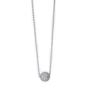 Pavé Collier  18kt Weißgold mit 0,46ct Diamanten