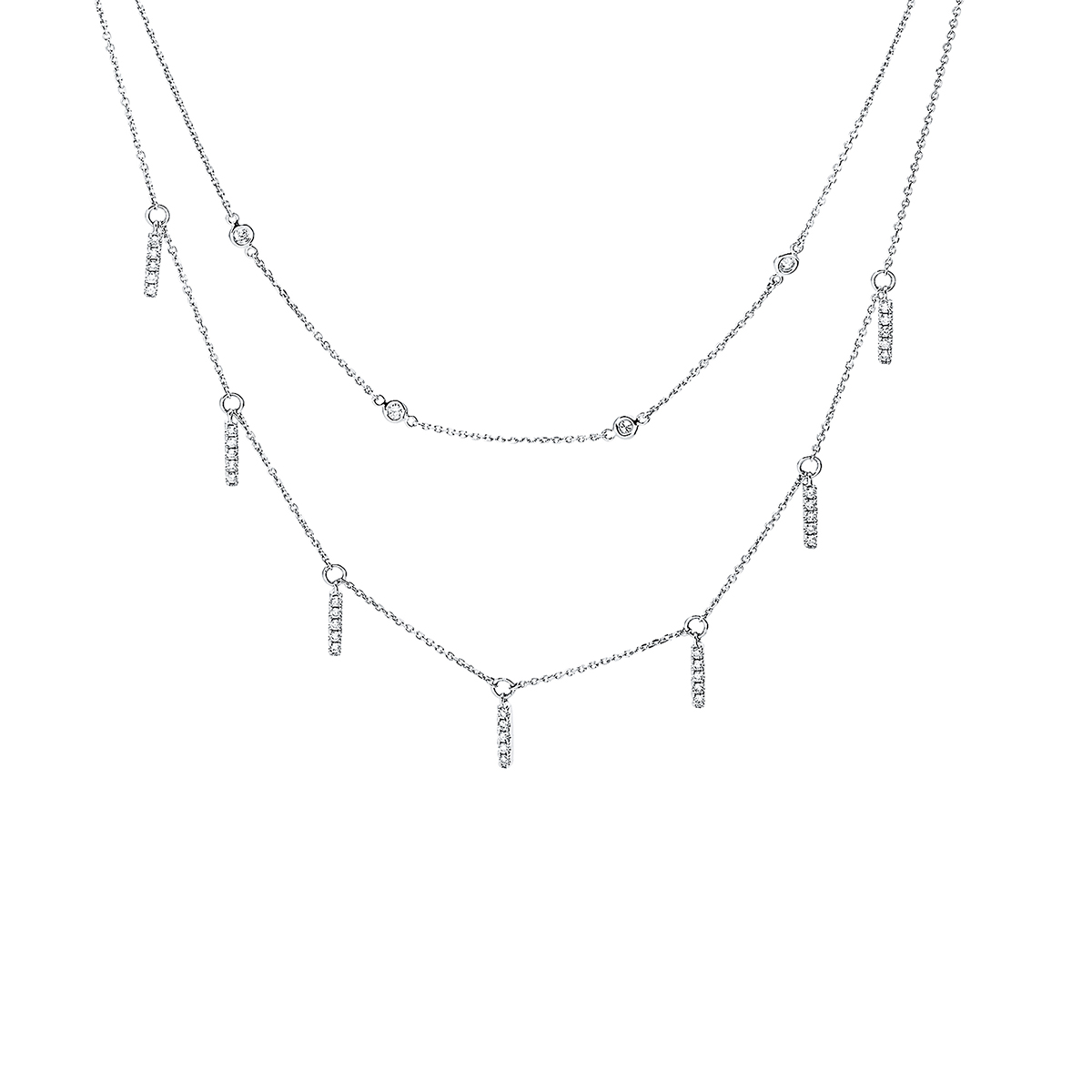 Collier 18 kt WG