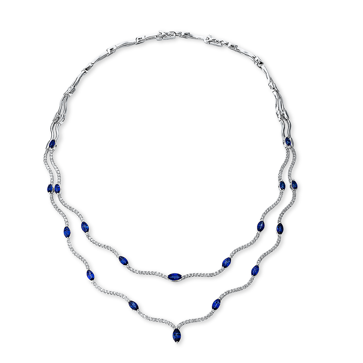 Collier 18 kt WG
