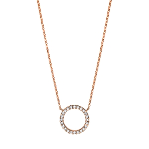 Collier 18 kt GG Kreis