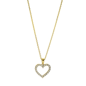 Collier 18 kt GG Herz