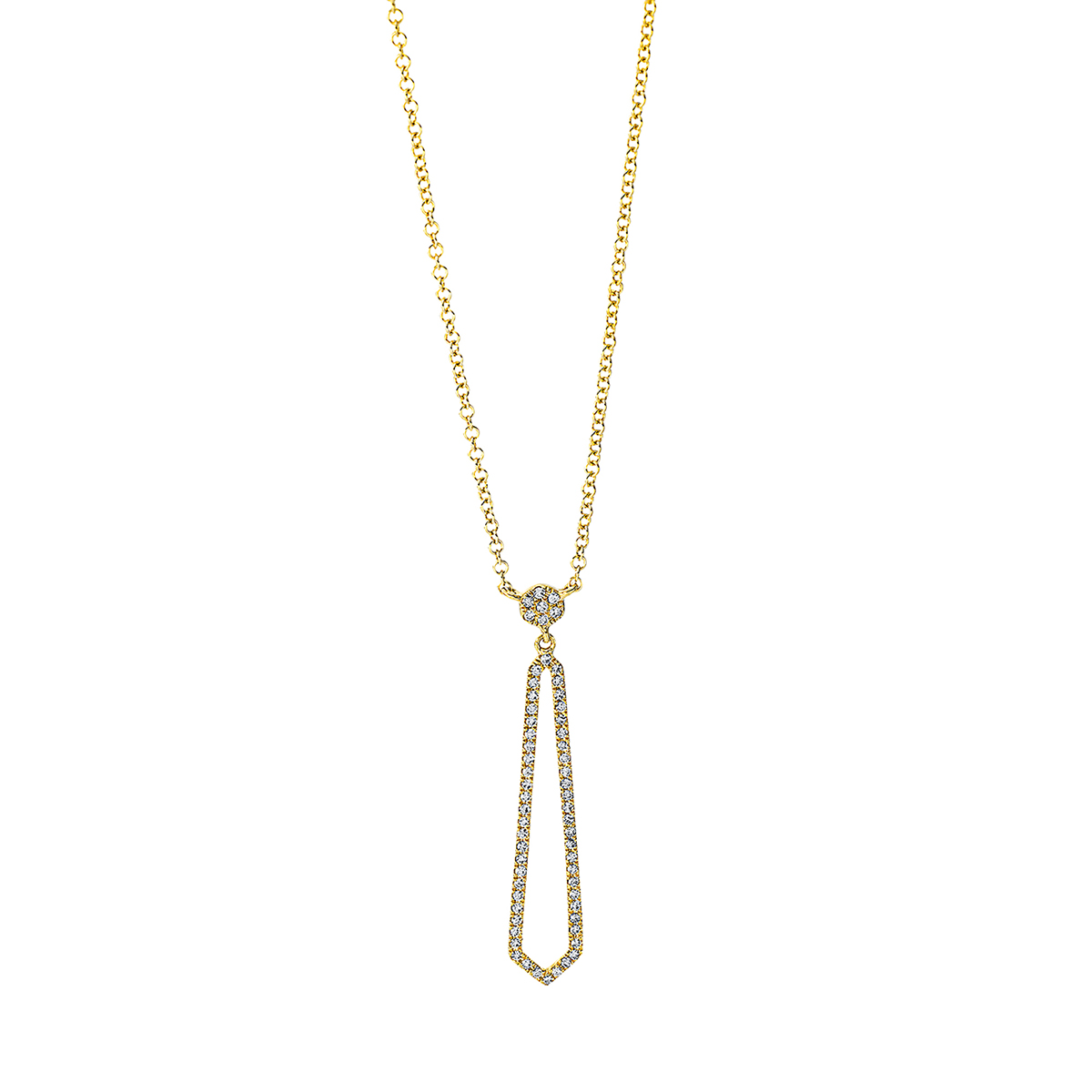 Collier 18 kt GG, mit ZÖ 40 cm + 43 cm